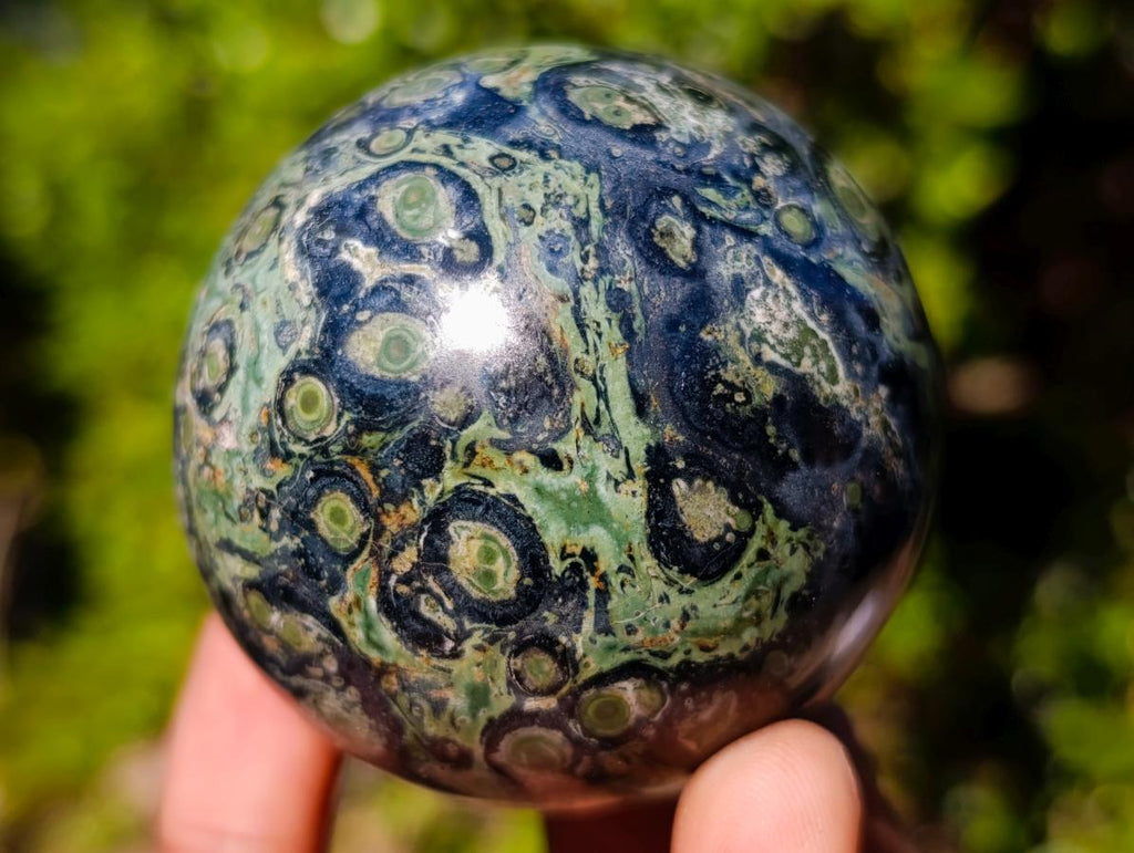 Polished Stromatolite Spheres x 6 From Katsepy, Madagascar