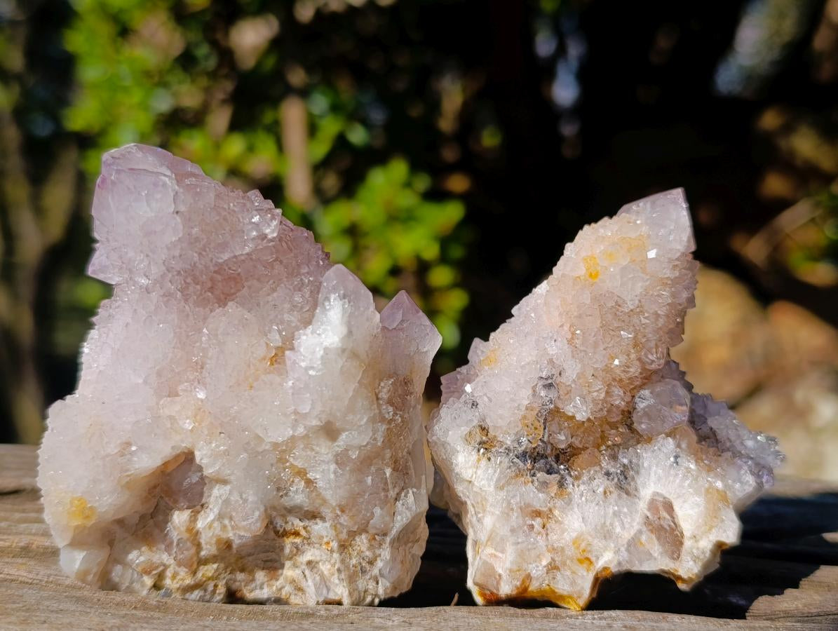 Natural Mix of Spirit Quartz Crystals and Clusters x 12 From Boekenhouthoek, South Africa