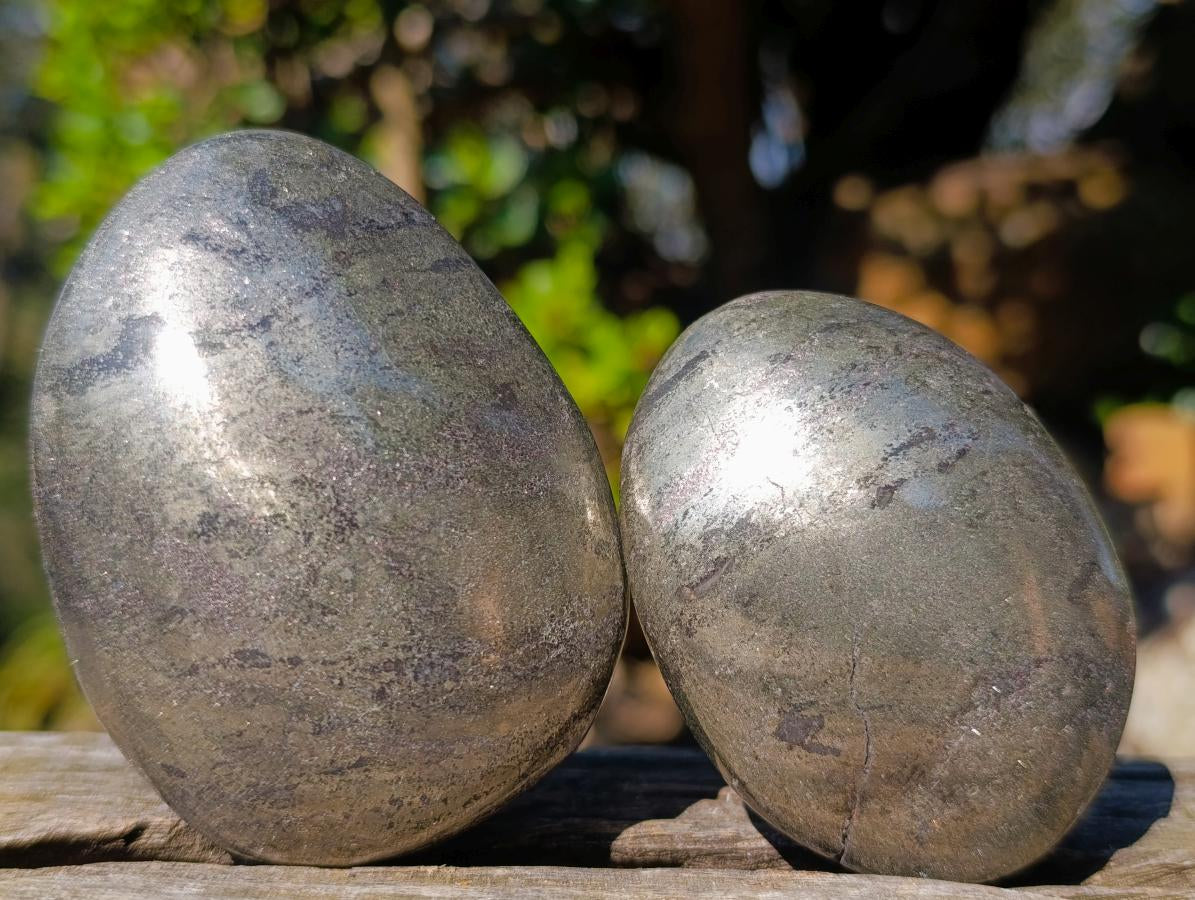 Polished Basalt Pharaoh Stone Free Forms x 12 From Iron Duke Mine, Zimbabwe - Toprock Gemstones and Minerals 