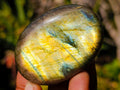Polished Labradorite Palm Stones x 20 From Madagascar