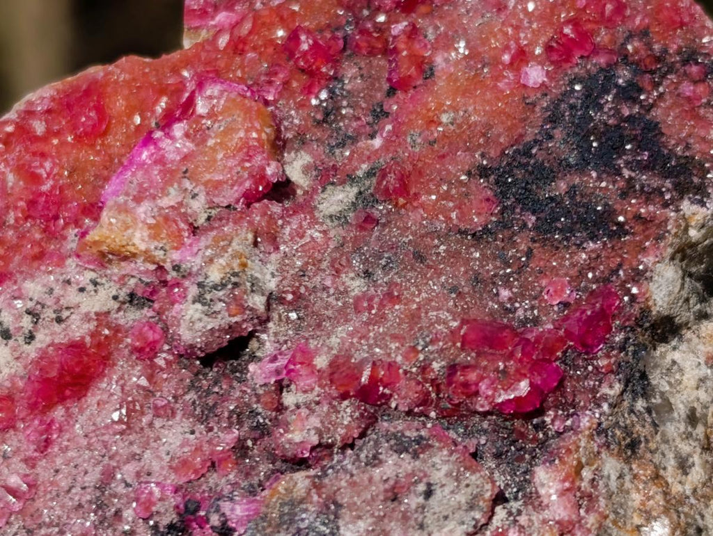 Natural Salrose Specimens on Dolomite Matrix x 6 From Kakanda, Congo