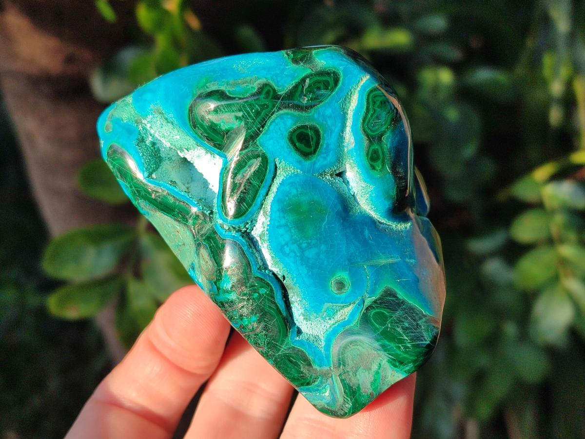Polished Malacolla Free Forms x 4 From Kulukuluku, Congo - Toprock Gemstones and Minerals 