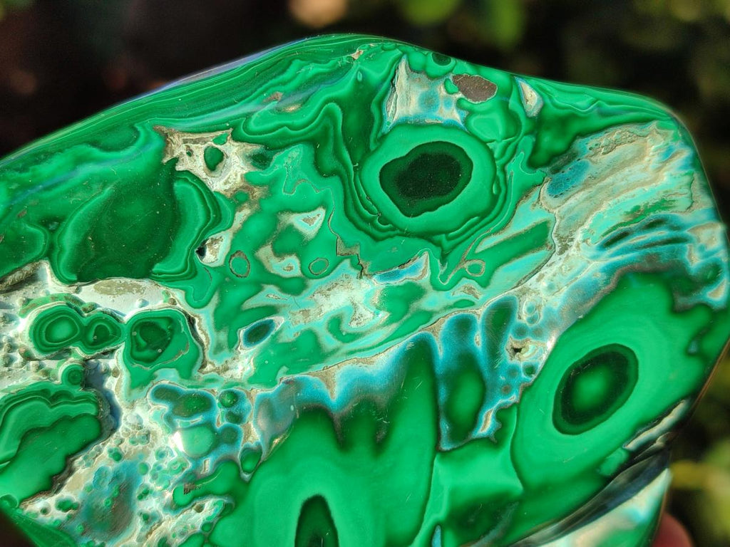 Polished Malacolla Free Forms x 4 From Kulukuluku, Congo - Toprock Gemstones and Minerals 