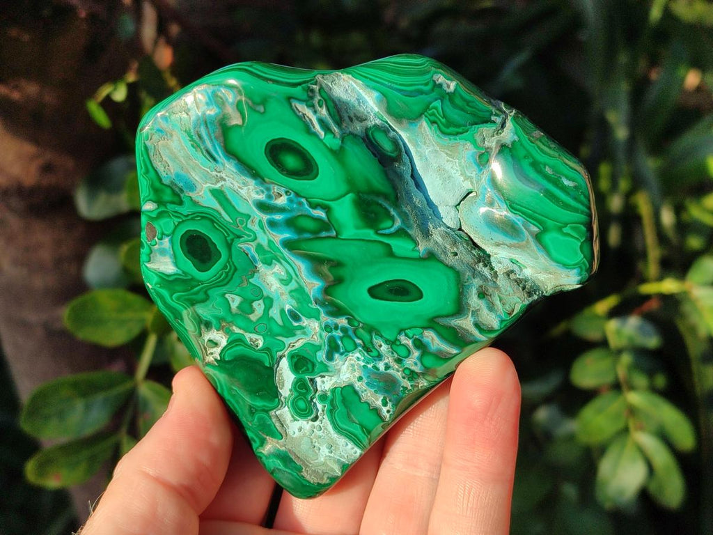 Polished Malacolla Free Forms x 4 From Kulukuluku, Congo - Toprock Gemstones and Minerals 