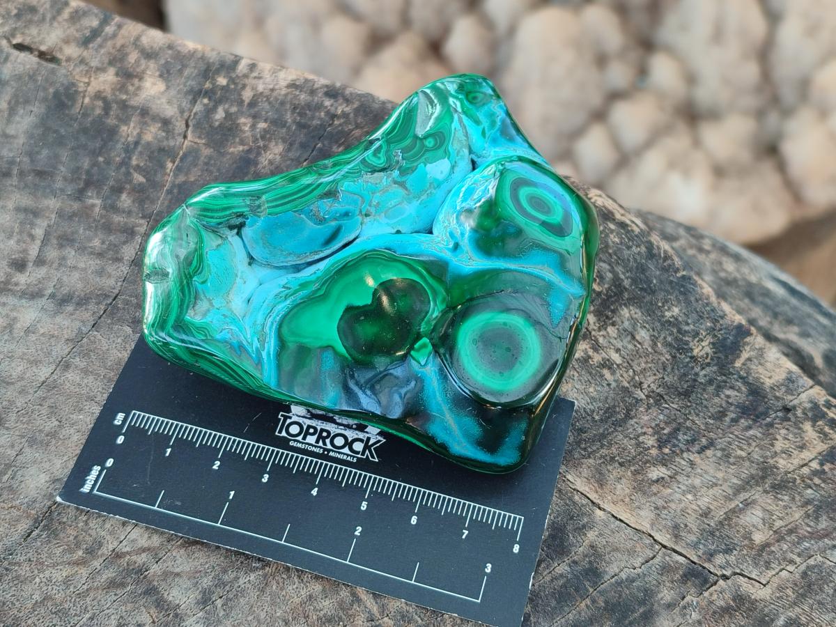 Polished Malacolla Free Forms x 4 From Kulukuluku, Congo - Toprock Gemstones and Minerals 
