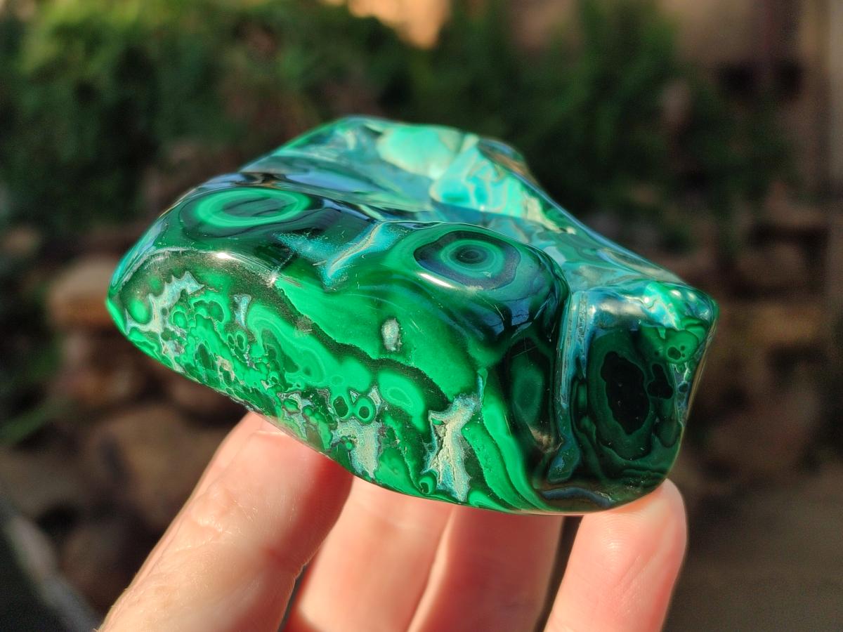 Polished Malacolla Free Forms x 4 From Kulukuluku, Congo - Toprock Gemstones and Minerals 