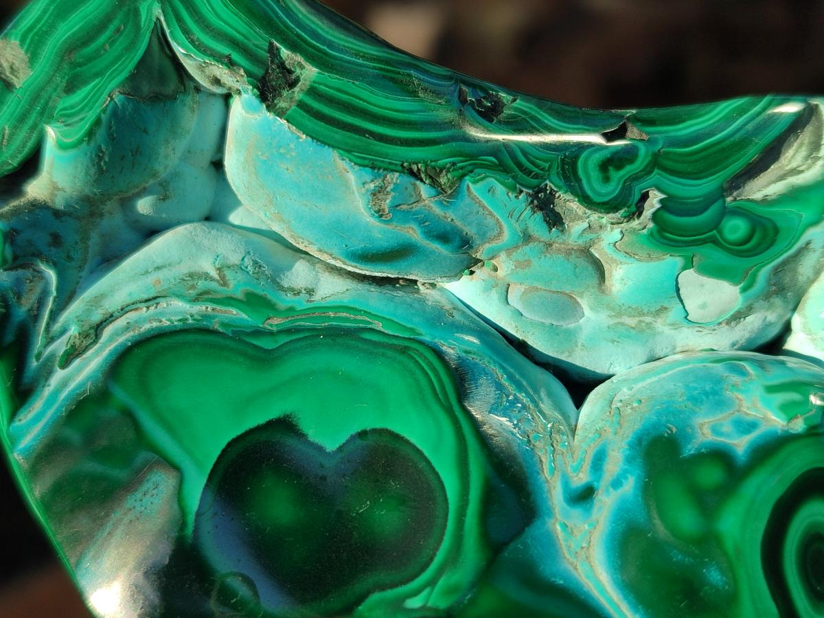 Polished Malacolla Free Forms x 4 From Kulukuluku, Congo - Toprock Gemstones and Minerals 