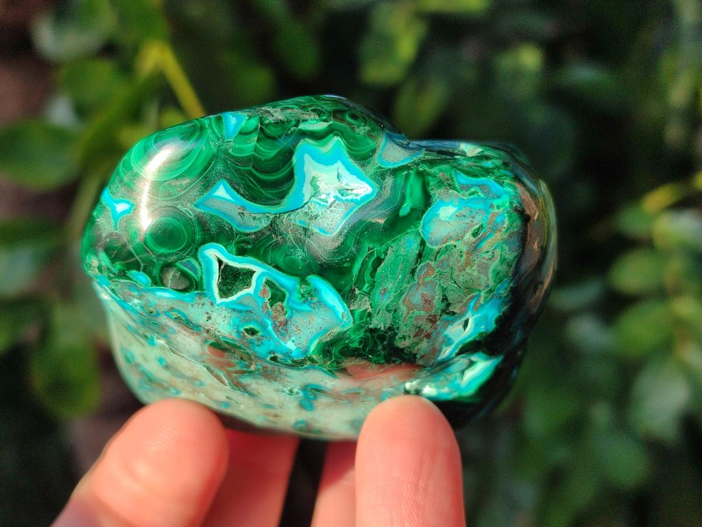Polished Malacolla Free Forms x 4 From Kulukuluku, Congo - Toprock Gemstones and Minerals 