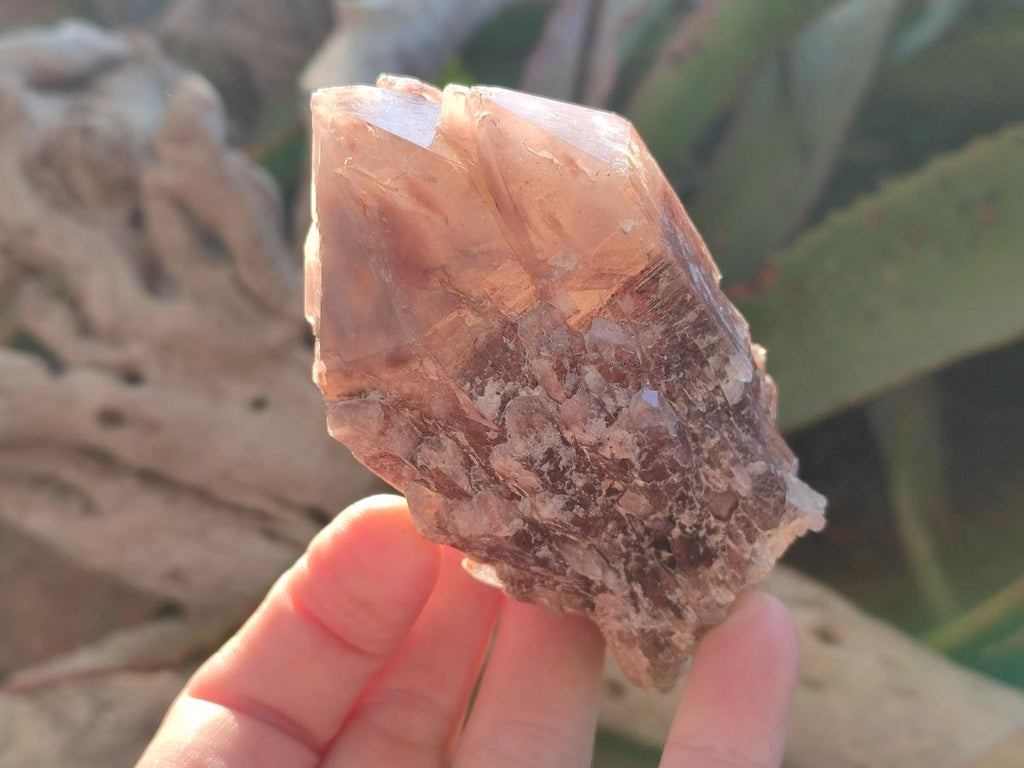 Natural Red Hematoid Quartz Crystal Clusters x 6 From Karoi, Zimbabwe - Toprock Gemstones and Minerals 