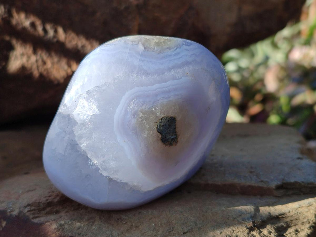 Polished Blue Lace Agate Free Forms x 6 From Nsanje, Malawi - Toprock Gemstones and Minerals 