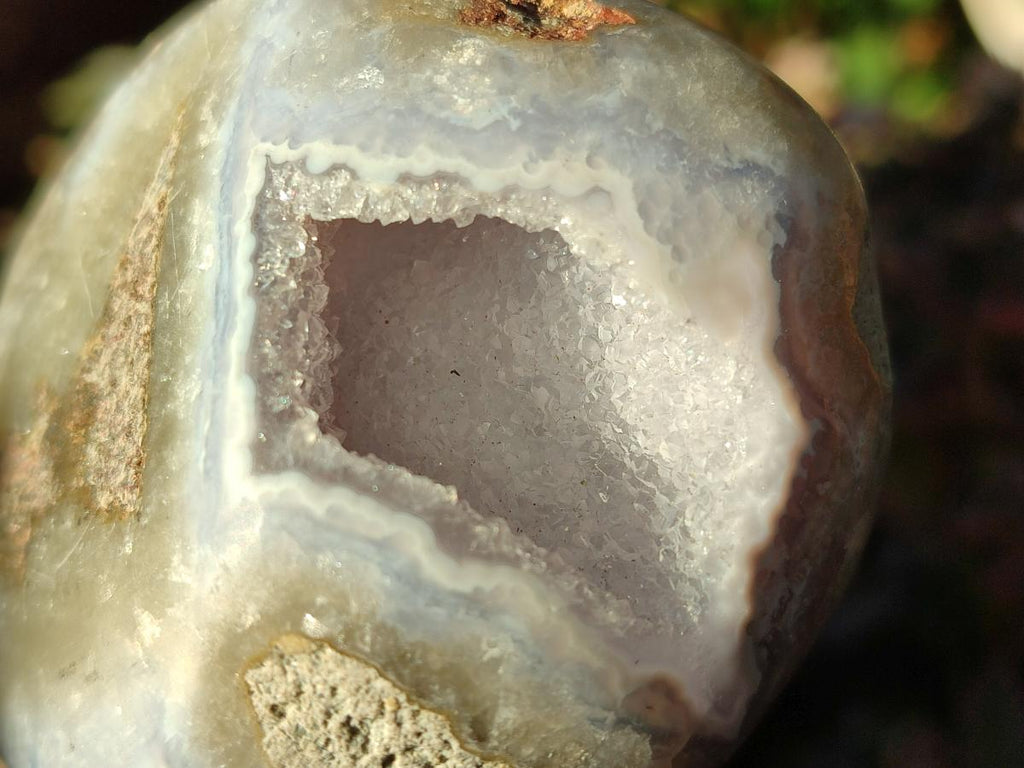 Polished Blue Lace Agate Free Forms x 6 From Nsanje, Malawi - Toprock Gemstones and Minerals 