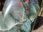 Polished Large Bloodstone Standing Display Piece x 1 From Swaziland - Toprock Gemstones and Minerals 