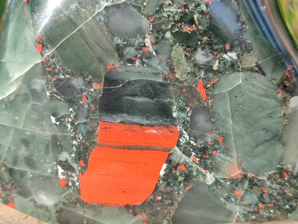 Polished Large Bloodstone Standing Display Piece x 1 From Swaziland - Toprock Gemstones and Minerals 