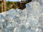 Natural Large Blue Celestite Geode Specimen x 1 From Sakoany, Madagascar - Toprock Gemstones and Minerals 