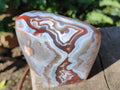 Polished Red Shashe River Agate Standing Display Pieces x 6 From Shashe River, Zimbabwe - Toprock Gemstones and Minerals 