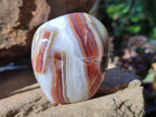 Polished Red Shashe River Agate Standing Display Pieces x 6 From Shashe River, Zimbabwe - Toprock Gemstones and Minerals 