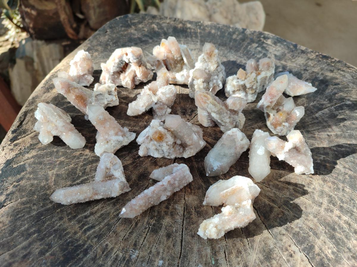 Natural Smokey Fairy Spirit Quartz Crystals and Clusters with Hematoid Coating x 25 From Boekenhouthoek, South Africa - Toprock Gemstones and Minerals 