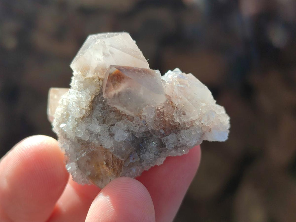 Natural Smokey Fairy Spirit Quartz Crystals and Clusters with Hematoid Coating x 25 From Boekenhouthoek, South Africa - Toprock Gemstones and Minerals 