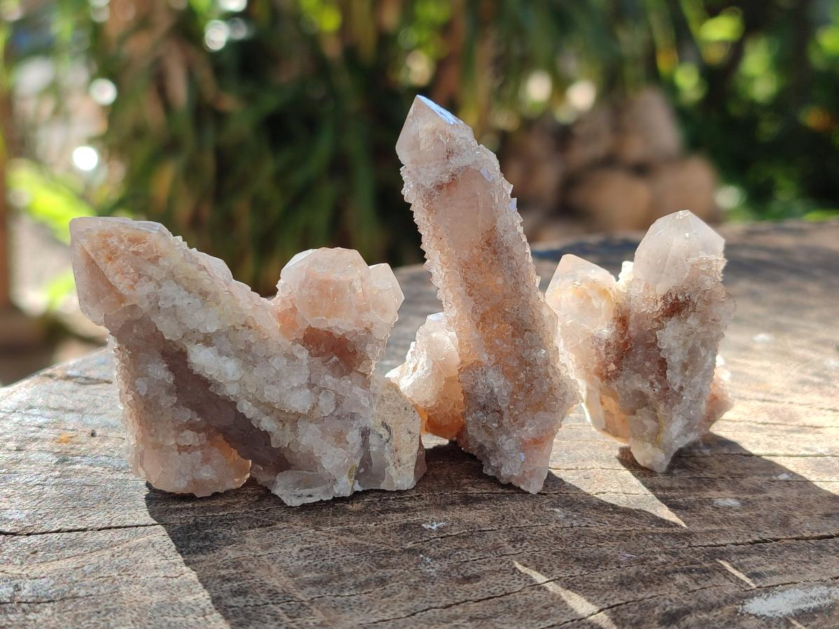 Natural Smokey Fairy Spirit Quartz Crystals and Clusters with Hematoid Coating x 25 From Boekenhouthoek, South Africa - Toprock Gemstones and Minerals 