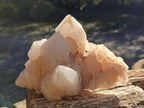 Natural Cascading "Anananas" Candle Quartz Clusters x 2 From Antsirabe, Madagascar - Toprock Gemstones and Minerals 
