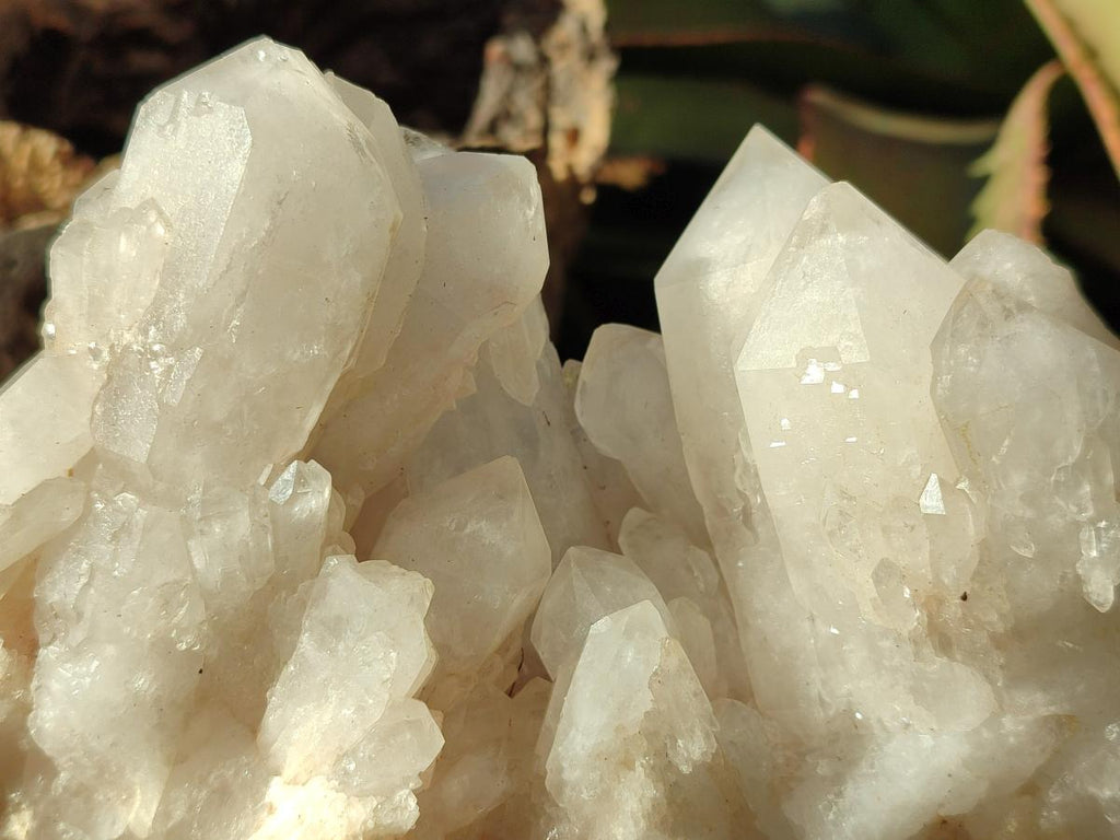 Natural Cascading "Anananas" Candle Quartz Clusters x 2 From Antsirabe, Madagascar - Toprock Gemstones and Minerals 