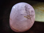 Polished Gemmy Rose Quartz Standing Display Pieces x 2 From Madagascar - Toprock Gemstones and Minerals 