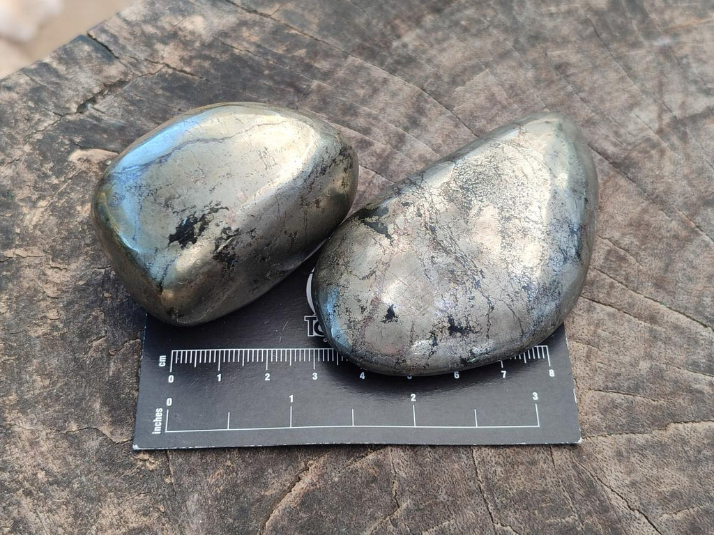 Polished Basalt Pharaoh Stone Free Forms x 6 From Iron Duke Mine, Zimbabwe - Toprock Gemstones and Minerals 