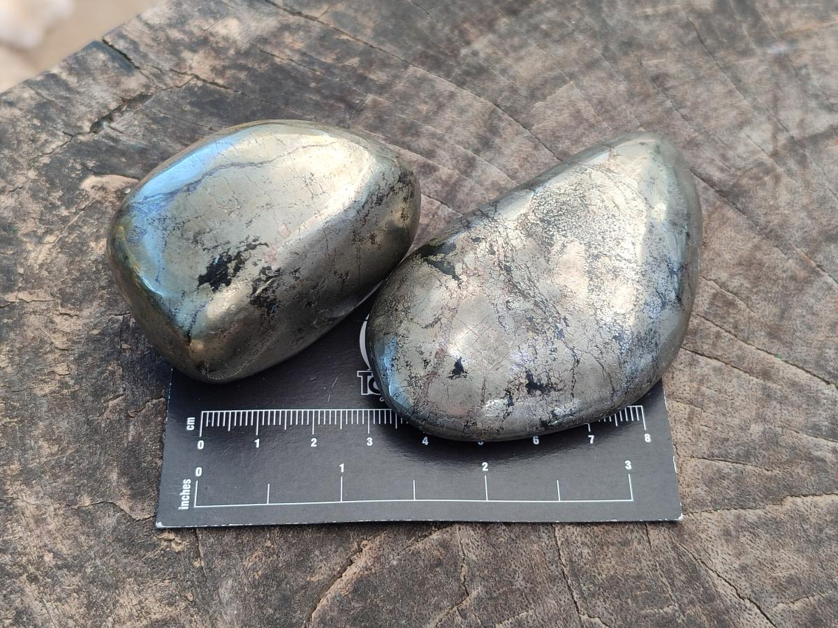 Polished Basalt Pharaoh Stone Free Forms x 6 From Iron Duke Mine, Zimbabwe - Toprock Gemstones and Minerals 