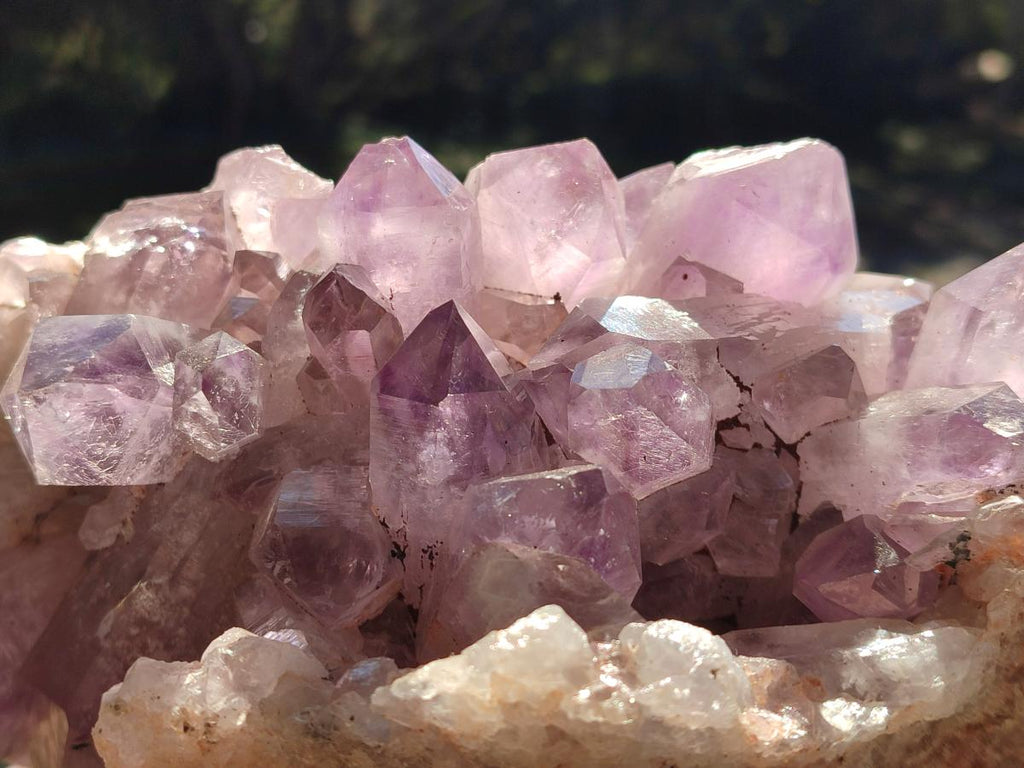 Natural Large Jacaranda Amethyst Crystal Cluster x 1 From Mumbwa, Zambia - Toprock Gemstones and Minerals 