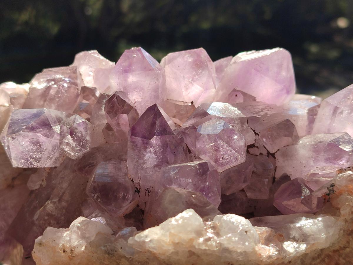 Natural Large Jacaranda Amethyst Crystal Cluster x 1 From Mumbwa, Zambia - Toprock Gemstones and Minerals 