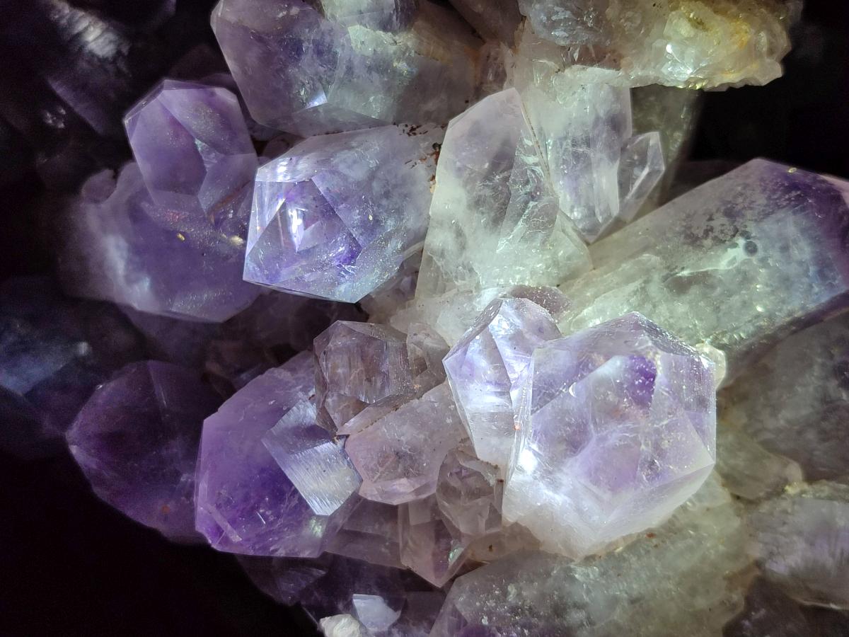 Natural Large Jacaranda Amethyst Crystal Cluster x 1 From Mumbwa, Zambia - Toprock Gemstones and Minerals 