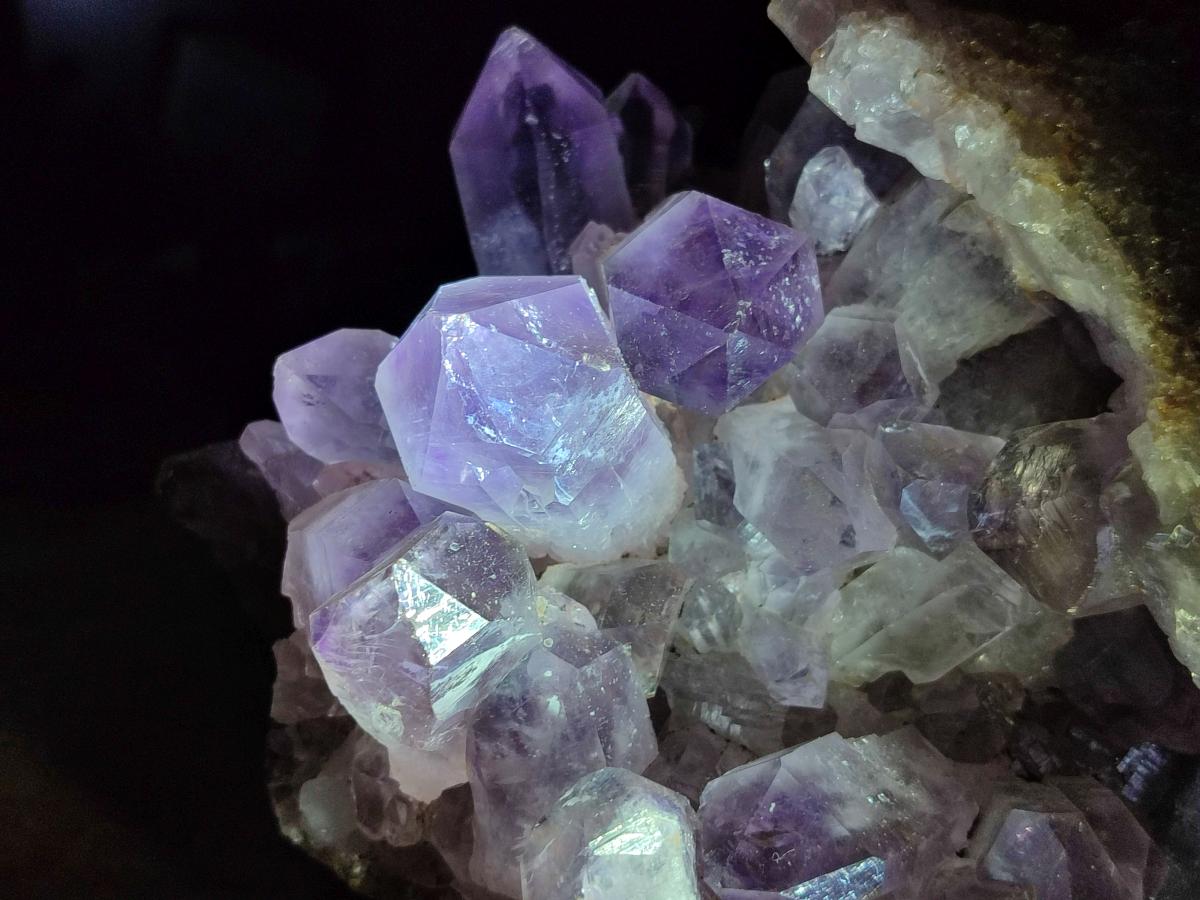 Natural Large Jacaranda Amethyst Crystal Cluster x 1 From Mumbwa, Zambia - Toprock Gemstones and Minerals 