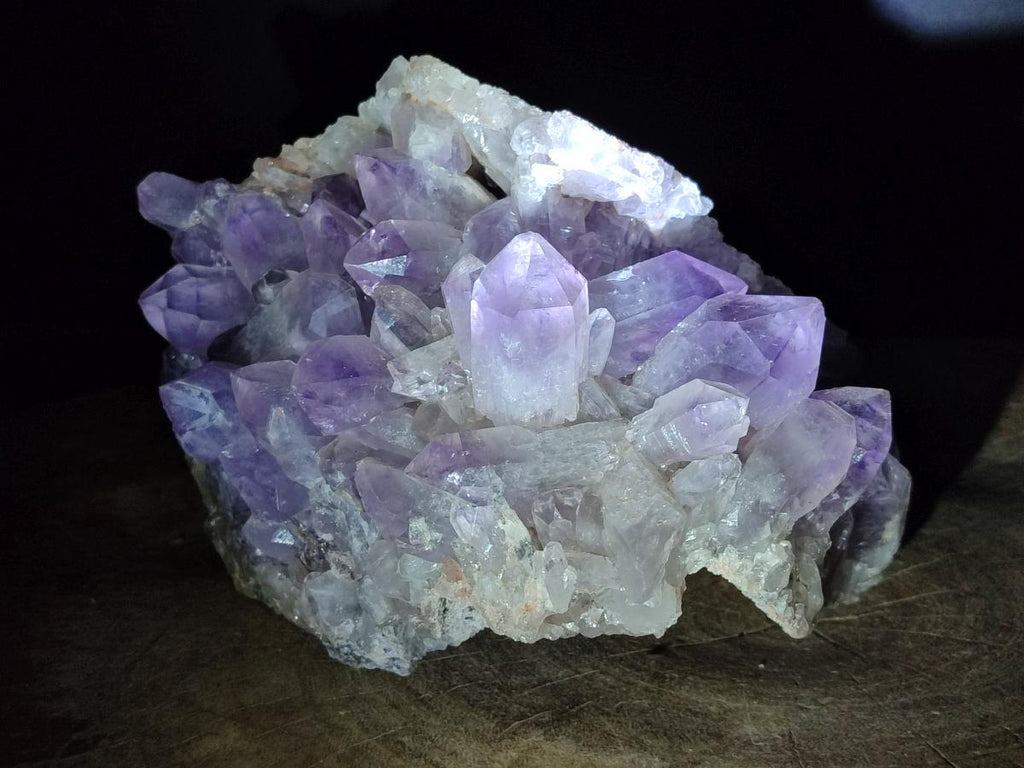 Natural Large Jacaranda Amethyst Crystal Cluster x 1 From Mumbwa, Zambia - Toprock Gemstones and Minerals 