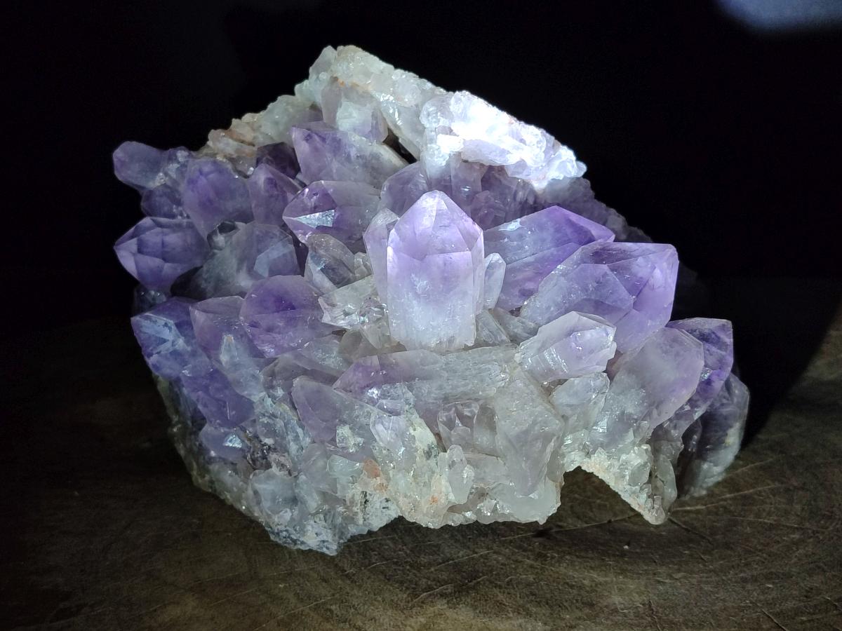 Natural Large Jacaranda Amethyst Crystal Cluster x 1 From Mumbwa, Zambia - Toprock Gemstones and Minerals 