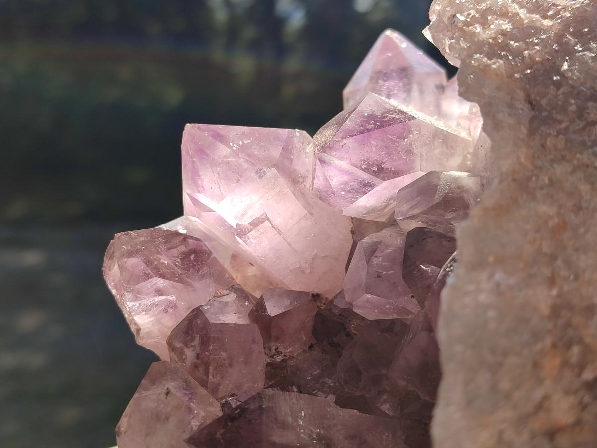 Natural Large Jacaranda Amethyst Crystal Cluster x 1 From Mumbwa, Zambia - Toprock Gemstones and Minerals 