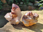 Natural Red Hematoid Quartz Crystals and Clusters x 12 From Karoi, Zimbabwe - Toprock Gemstones and Minerals 