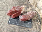 Natural Red Hematoid Quartz Crystals and Clusters x 12 From Karoi, Zimbabwe - Toprock Gemstones and Minerals 