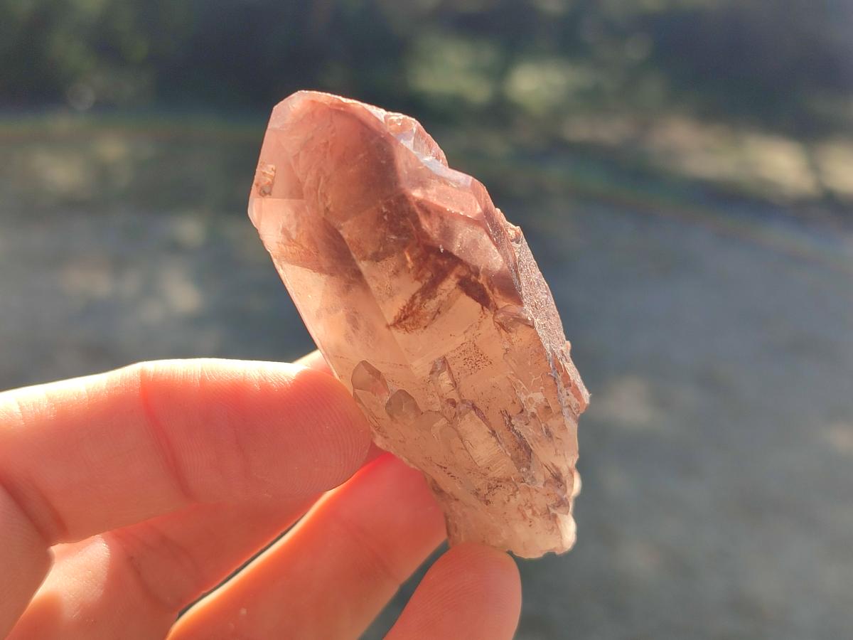 Natural Red Hematoid Quartz Crystals and Clusters x 12 From Karoi, Zimbabwe - Toprock Gemstones and Minerals 