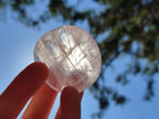 Polished Gemmy Rose Quartz Palm Stones x 24 From Madagascar - Toprock Gemstones and Minerals 