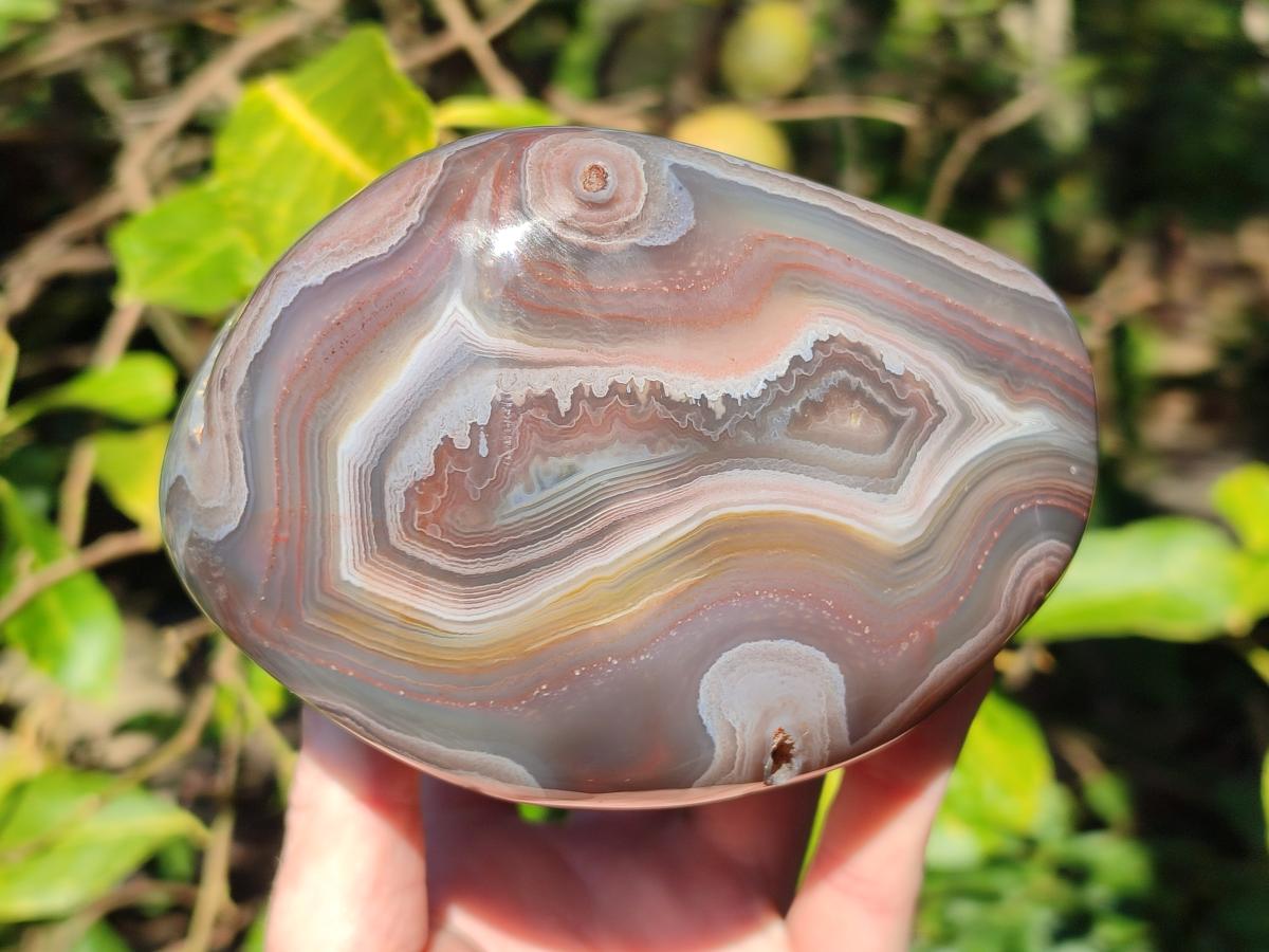 Polished Large Red Shashe River Agate Standing Display Piece x 1 From Shashe River, Zimbabwe