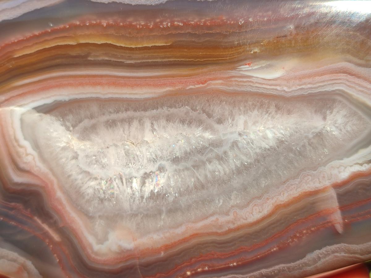 Polished Large Red Shashe River Agate Standing Display Piece x 1 From Shashe River, Zimbabwe