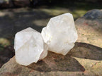 Natural Castle Quartz Crystals x 12 From Madagascar - Toprock Gemstones and Minerals 