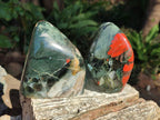 Polished Bloodstone Standing Display Pieces x 3 From Swaziland - Toprock Gemstones and Minerals 