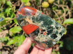Polished Bloodstone Standing Display Pieces x 3 From Swaziland - Toprock Gemstones and Minerals 