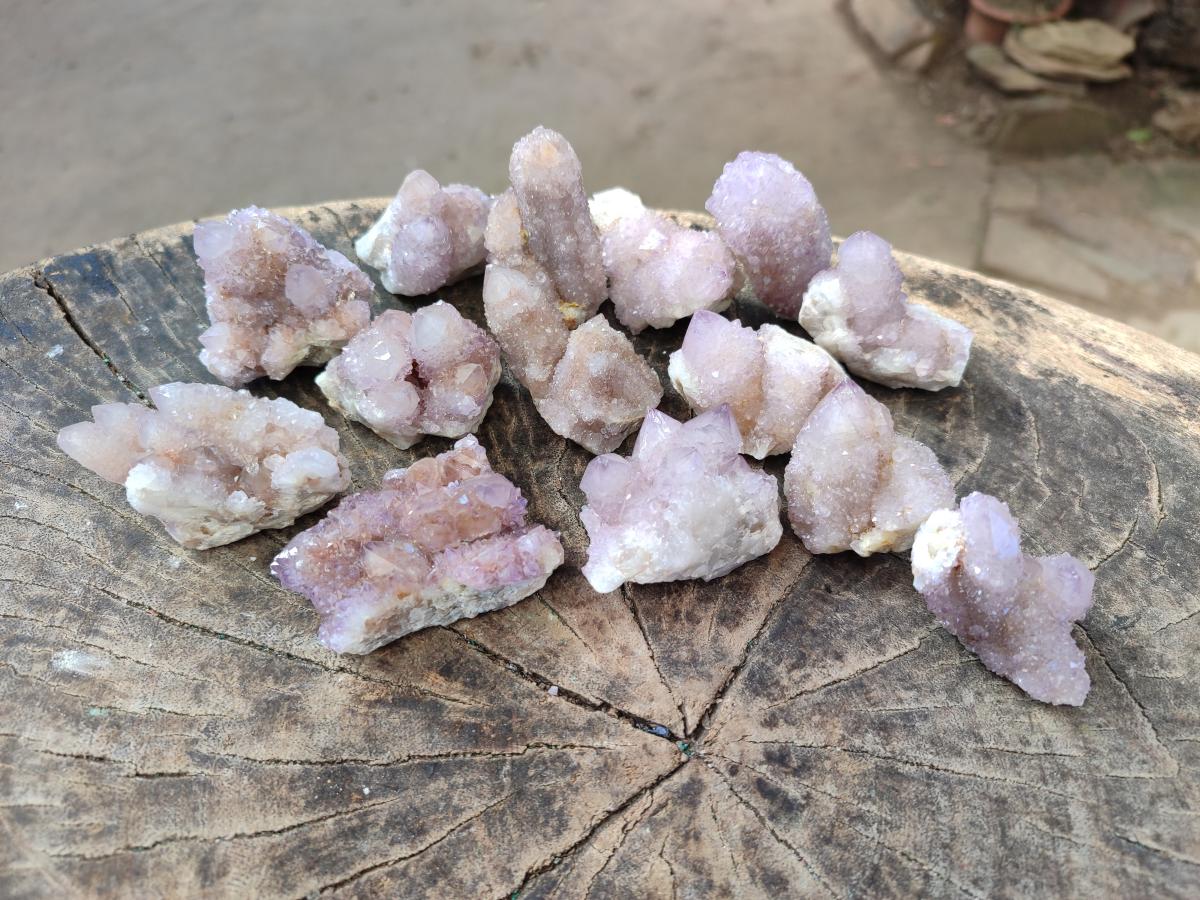 Natural Spirit Amethyst Crystals and Clusters x 20 From Boekenhouthoek, South Africa - Toprock Gemstones and Minerals 