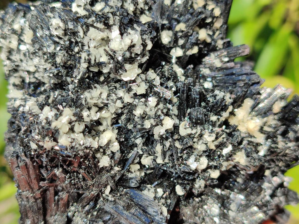 Natural Schorl Cascading Black Tourmaline Specimens x 2 From Erongo, Namibia - Toprock Gemstones and Minerals 