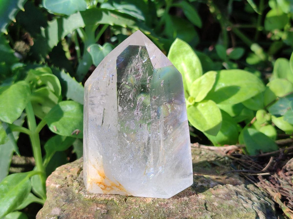 Polished Clear Quartz Display Crystals with Inclusions x 6 From Madagascar - Toprock Gemstones and Minerals 