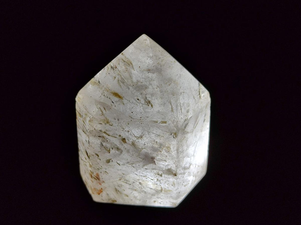 Polished Clear Quartz Display Crystals with Inclusions x 6 From Madagascar - Toprock Gemstones and Minerals 