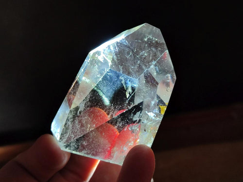Polished Clear Quartz Display Crystals with Inclusions x 6 From Madagascar