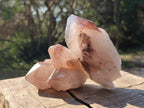 Natural Red Hematoid Quartz Crystals and  Clusters x 13 From Karoi, Zimbabwe - Toprock Gemstones and Minerals 